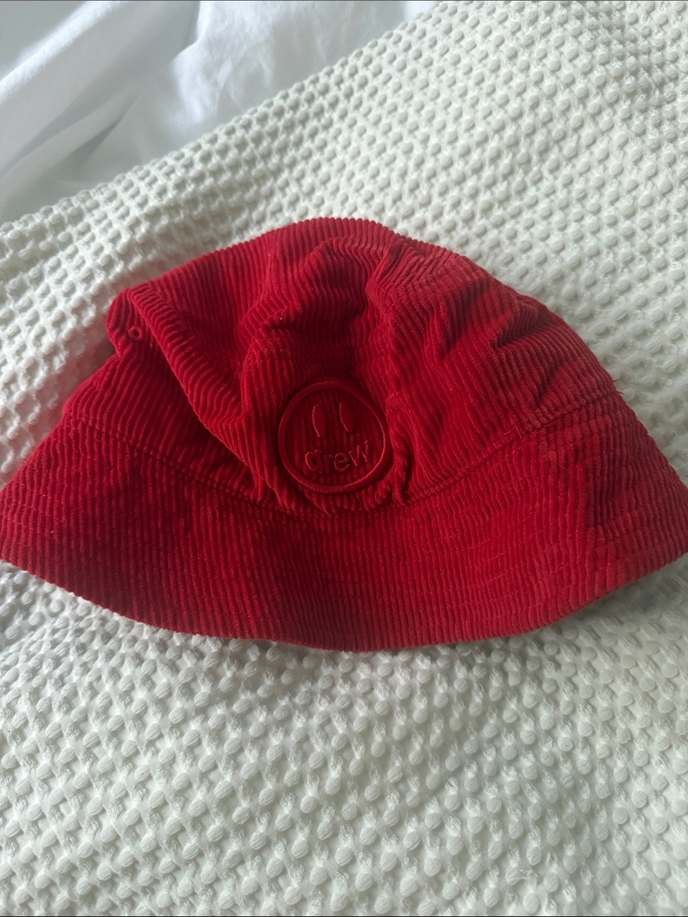 Drew House Red Corduroy Bucket Hat